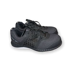 Men's Reebok Athletic Work Shoe - Black and‎ White